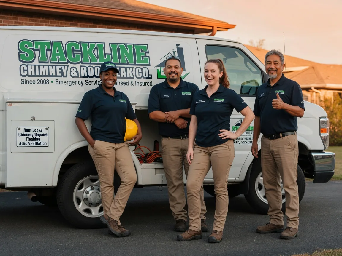 Chimney flashing repair company in Forestville, PA